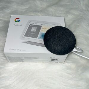 2pc- Google Nest Hub 2nd Gen Generation & Google Nest Mini NIB
